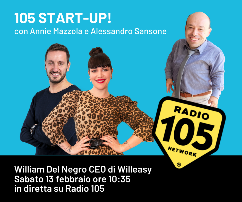 Willeasy a radio 105 start-up